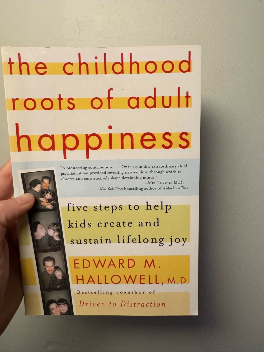 The Childhood Roots of Adult Happiness — Yellow and Red Kids Book